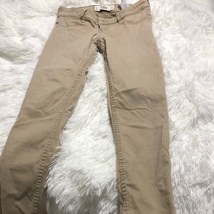 Khaki skinny jeans